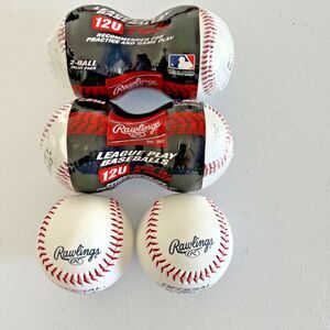 Rawlings Official League 12U Baseballs Lot of 6 Practice Game Balls 9 Inch